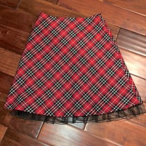 Hanna Anderson Tartan plaid skirt